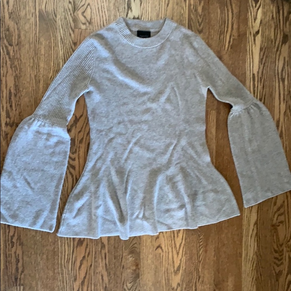 Magaschoni Cashmere Bell Sleeve Sweater